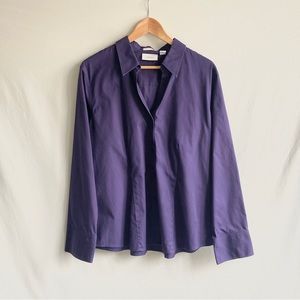 Vintage purple button up